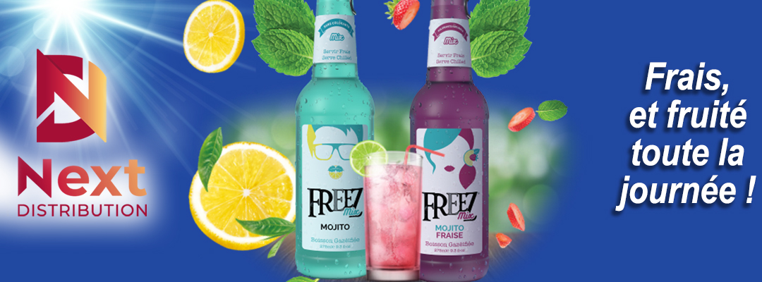 Nous vous proposons une large gamme de boissons pour tout l'été !
